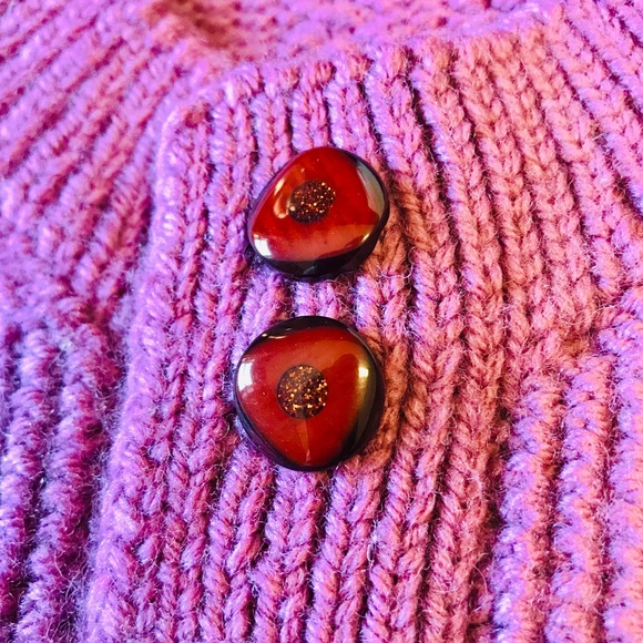 Vintage Purple Cardigan - Picture 6 of 15